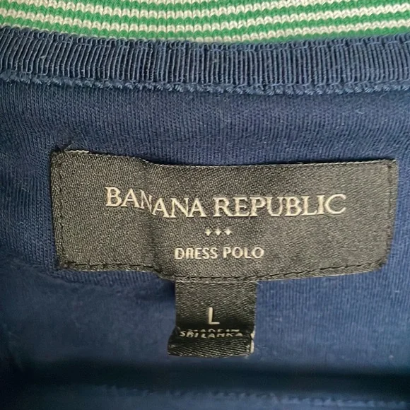 Banana Republic Navy Blue Polo - Picture 3 of 3